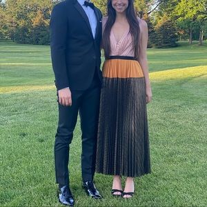 Catherine Deane Pleated Midi Dress